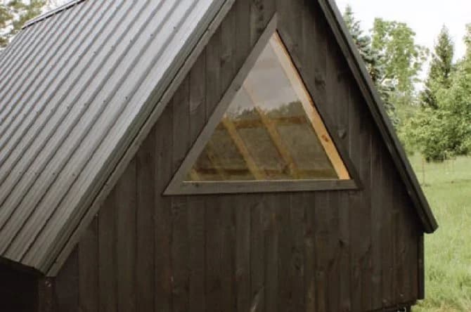 12′ × 12′ A-Frame with 2′ Knee Wall